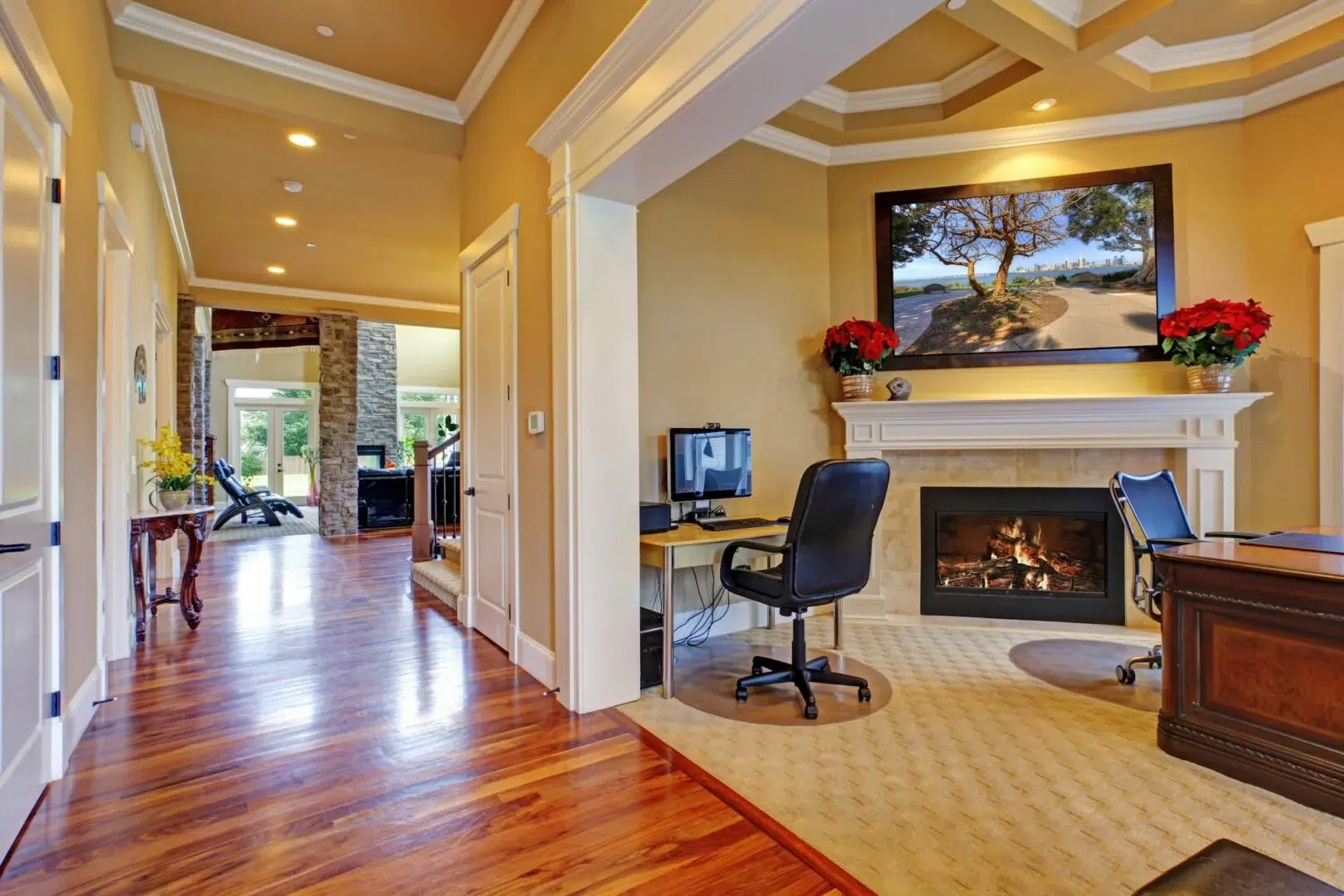 inside a house in Raleigh NC